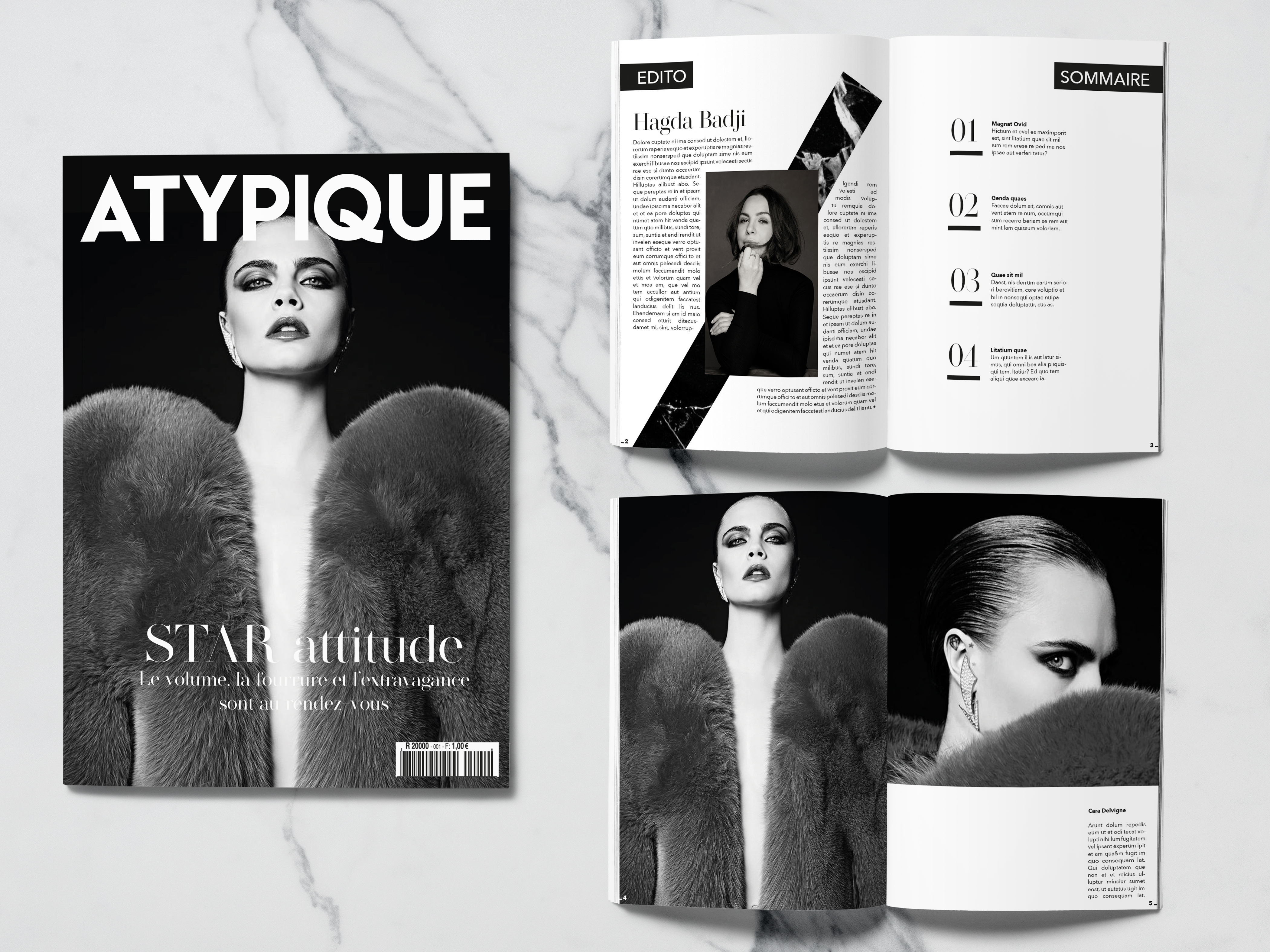 ATYPIQUE MAGAZINE _ PRINT